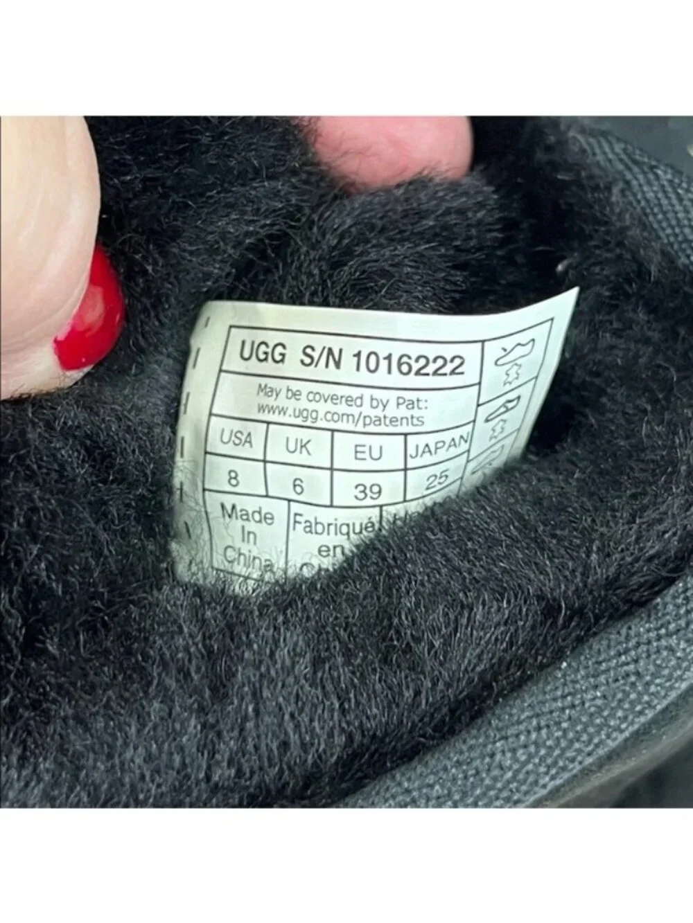 UGG Women's Classic Mini II Black Sueded Sherpa Pull on Winter Boots